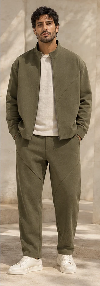 OLIVE SIGNATURE JACKET SET